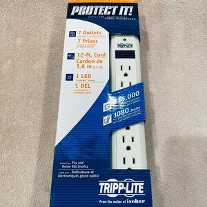 Tripp Lite (TLP712) 7 Outlet Surge Protector Power Strip --- 12 Foot Cord